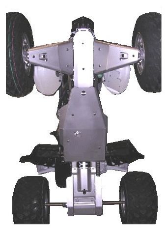 Ricochet ATV Yamaha Raptor 700, 2006-2013 Skidplate set