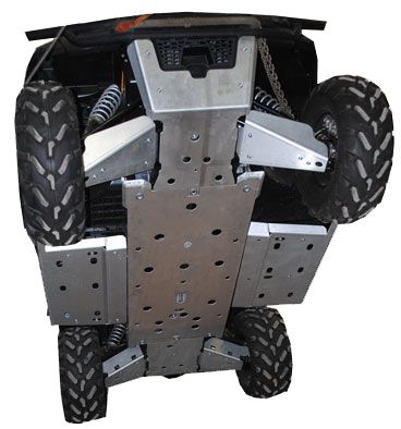 Ricochet ATV Complete Skidplate set Ranger 800 2010-2014 (aluminum)