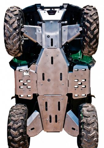 Ricochet ATV Yamaha Grizzly 700, Skidplate set with floor boards