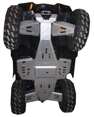 Ricochet ATV Polaris XP550/850 2009, Skidplate set with floorboard plates