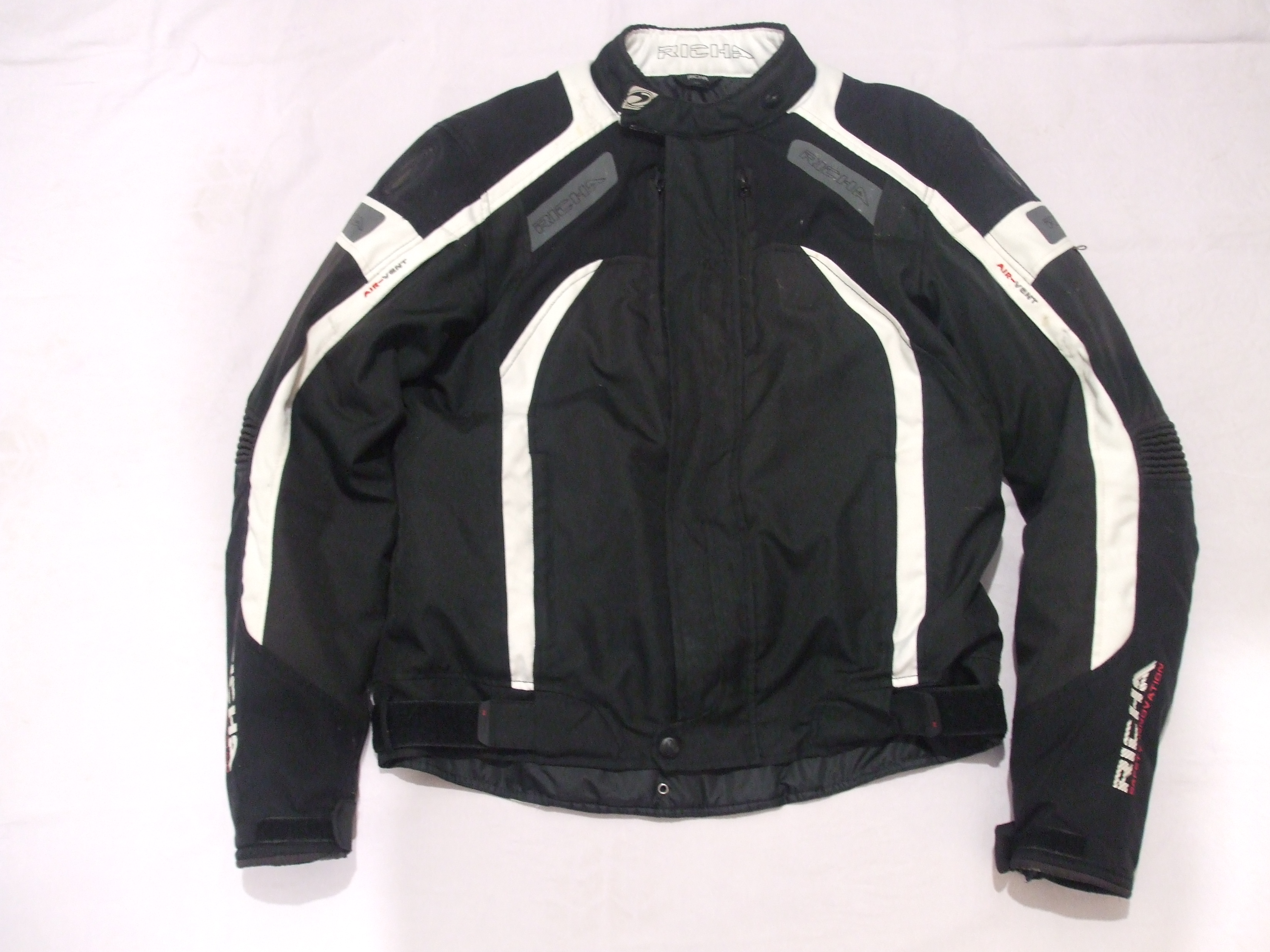 Moto textilná bunda  RICHA, čierno- biela, veľ. XL, č. 1985