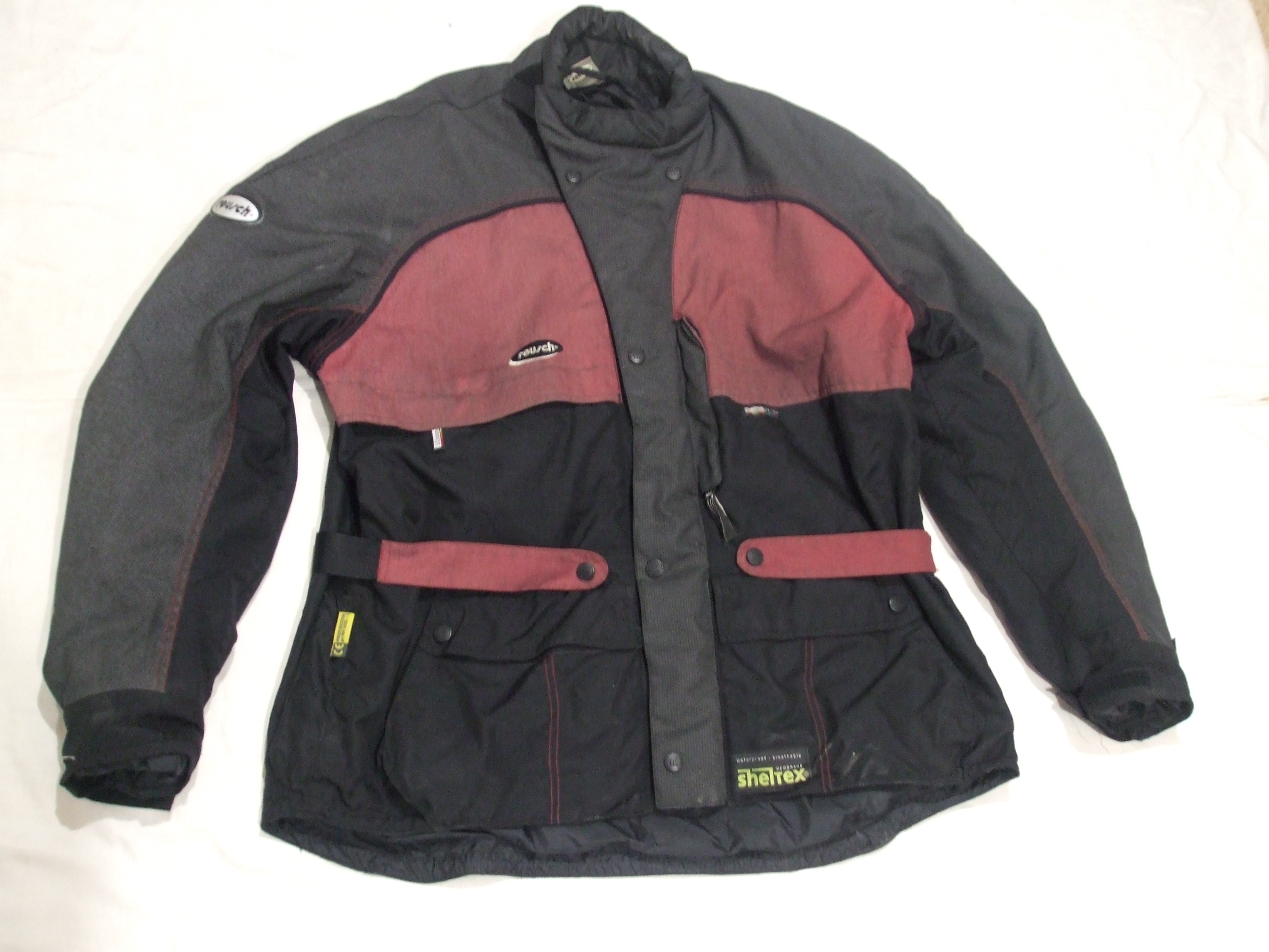 Moto textilná bunda  REUCH, čierno – červeno- sivá, veľ. 3XL, č.1992