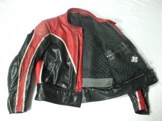 Moto kožená bunda, zn.  ALPINE LEDER, veľkosť neuvedená č. 1735