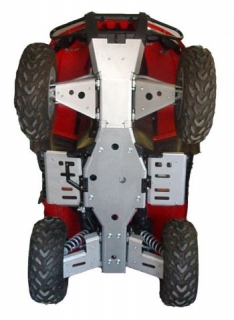 Ricochet ATV Arctic Cat 400/550/650/700 TRV, 2004-2014 Skidplate Set with Floor 