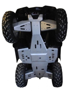 Ricochet ATV Polaris Sportsman XP550/850 2011-2012, Skidplate Set with cover pla