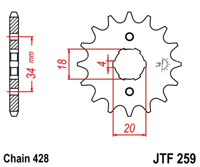 JTF259 15 zubov