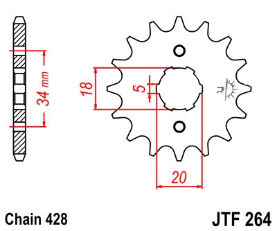 JTF264 15 zubov