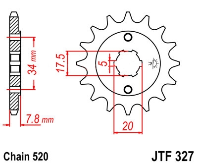 JTF327 14 zubov