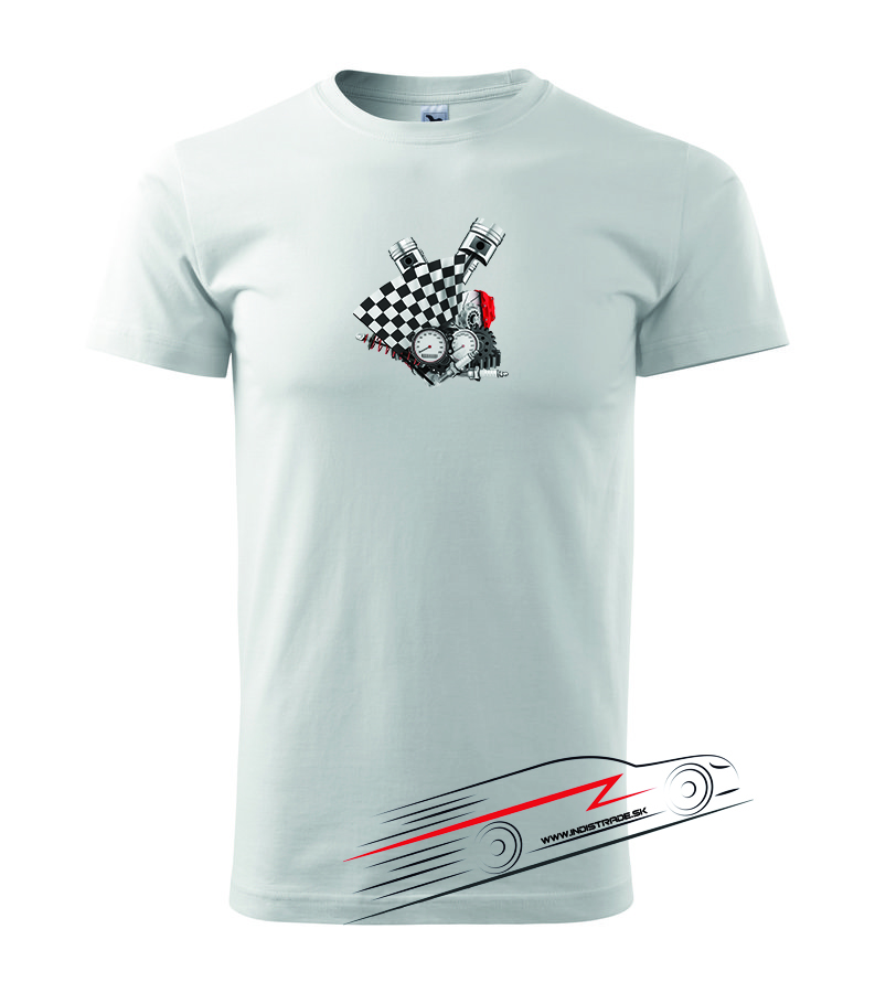 Pánske tričko s motívom 016 Moto racing