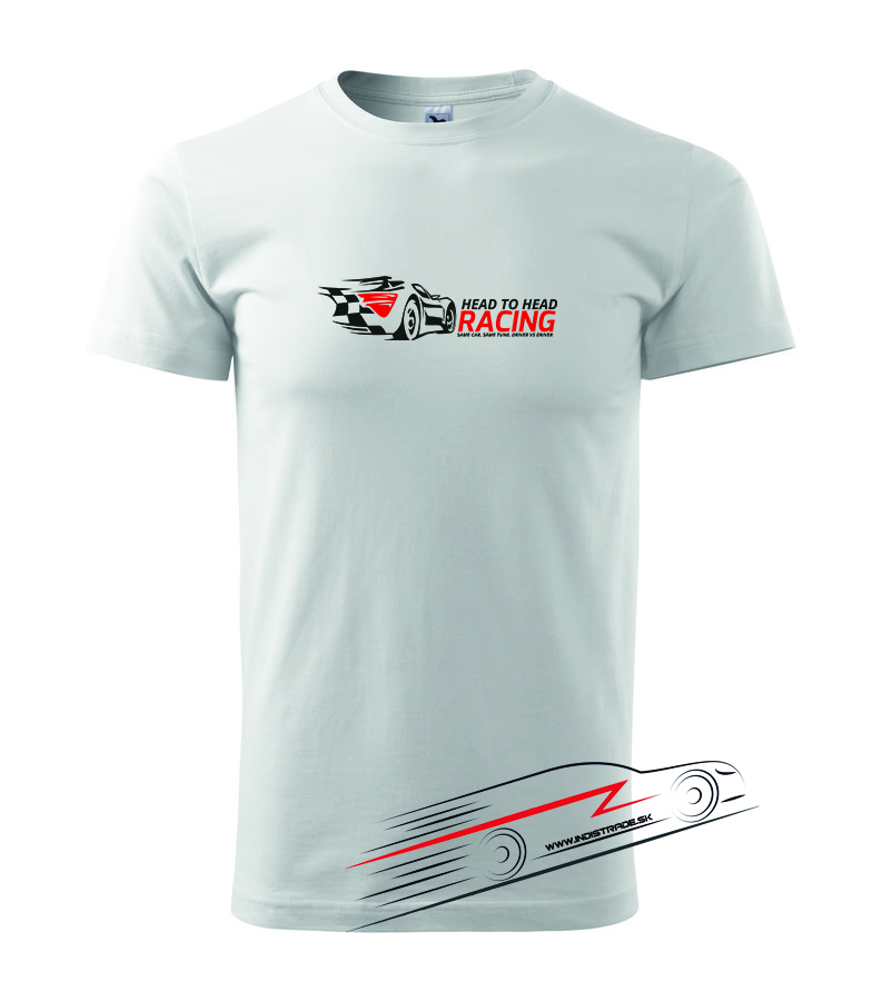 Pánske tričko s motívom 037 Head to racing