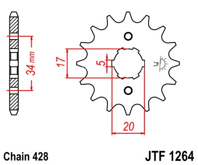 JTF1264 15 zubov