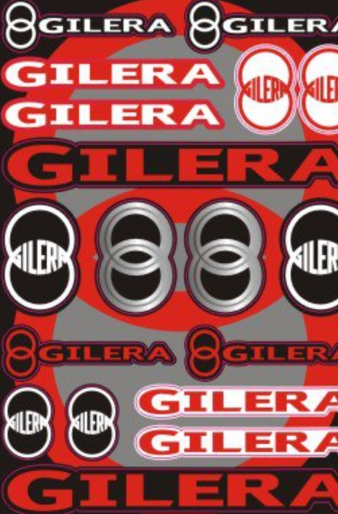 Nalepka moto Gilera