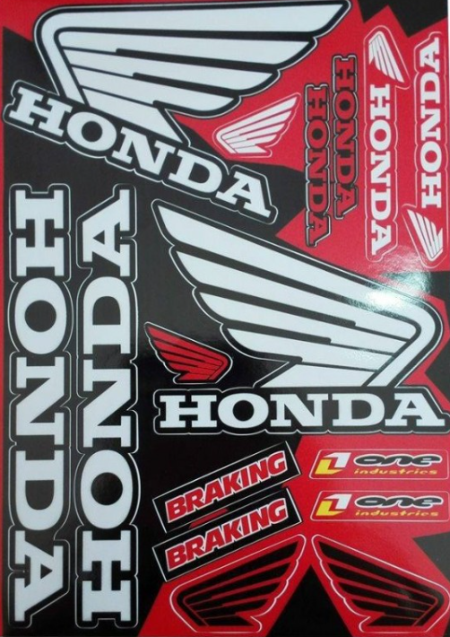 Nalepka moto Honda 2