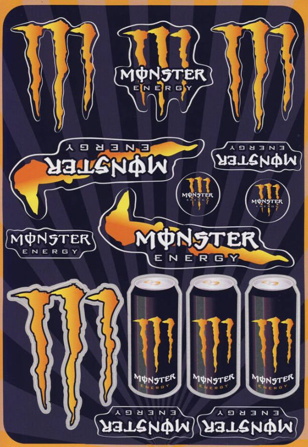 Nalepka moto Monster Energy 2