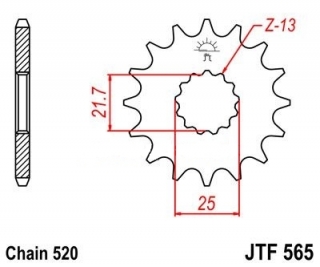 JTF565 14 zubov