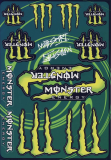 Nalepka moto Monster Energy 5
