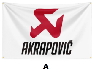 Vlajka AKRAPOVIC