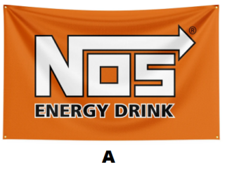 Vlajka NOS energy drink
